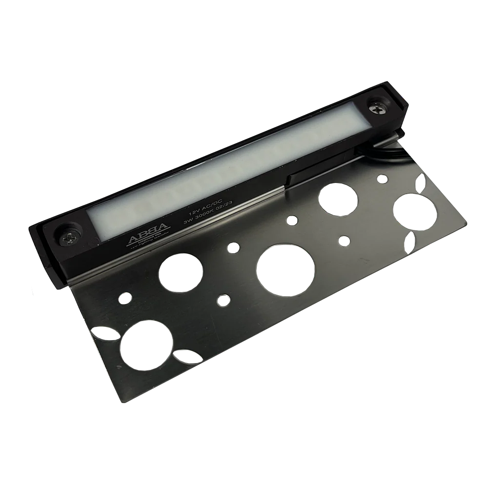 4x/8x/12x Package 12V Low Voltage 3000K or 5000K Aluminum LED Retaining Wall Light Low Voltage Hardscape Paver Lighting