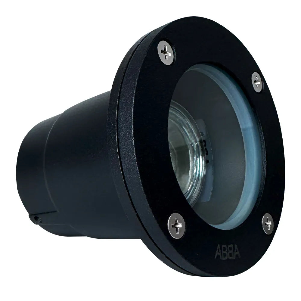 4x/8x/12x Package Cast Aluminum 12V Low Voltage Round LED In-ground Well Light IP65 Waterproof with 5W 3000K Bulb