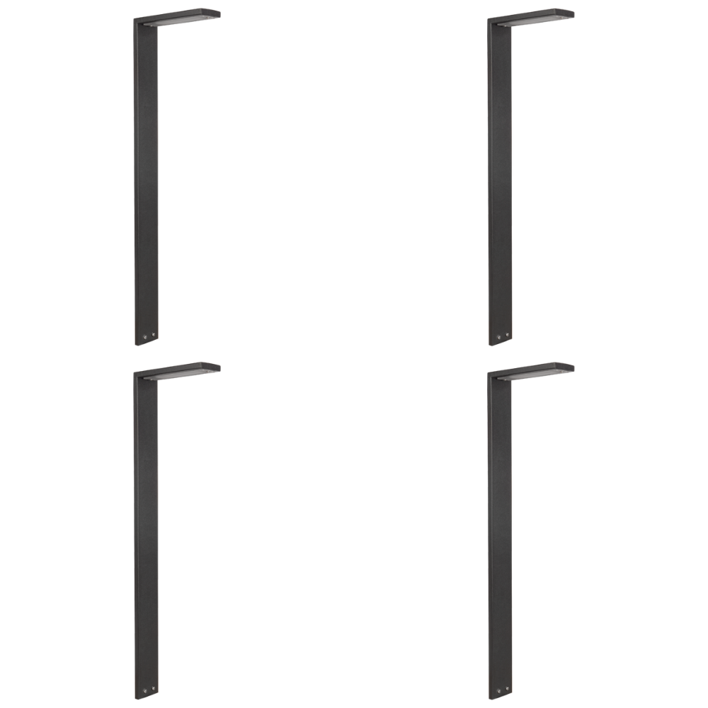 4x/8x/12x Package 3W Stainless Steel Directional Pathway Light LED Bollard Landscape Lighting