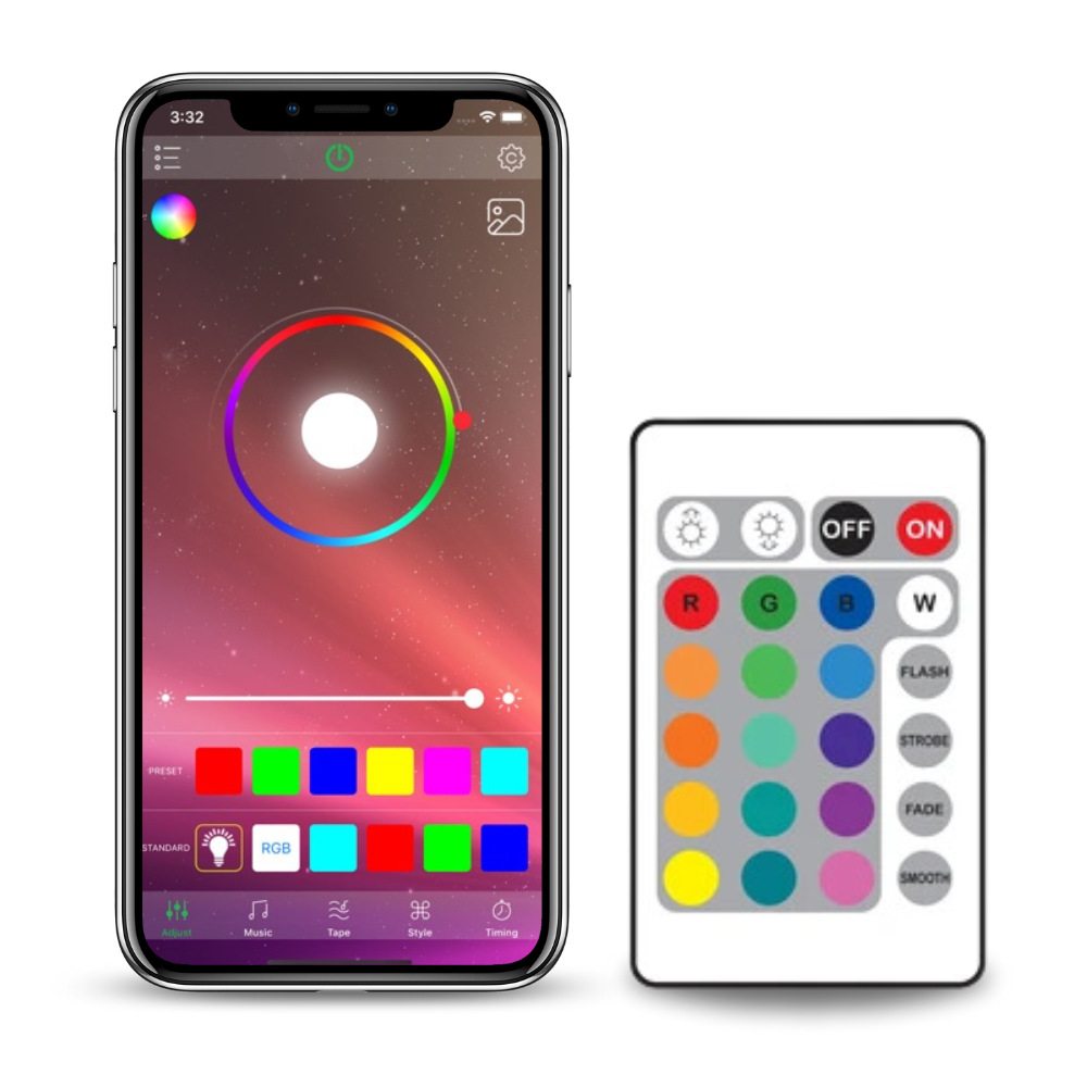 4x/8x/12x Package 30W 12V Low Voltage Smart Bluetooth RGBW Narrow Beam Directional Outdoor Landscape Aluminum Spotlight