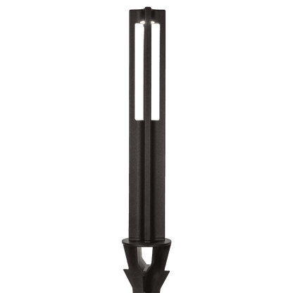 12V Low Voltage 3W 3000K Warm White Integrated LED Rectangular Bollard Light Outdoor Aluminum Path Lighting