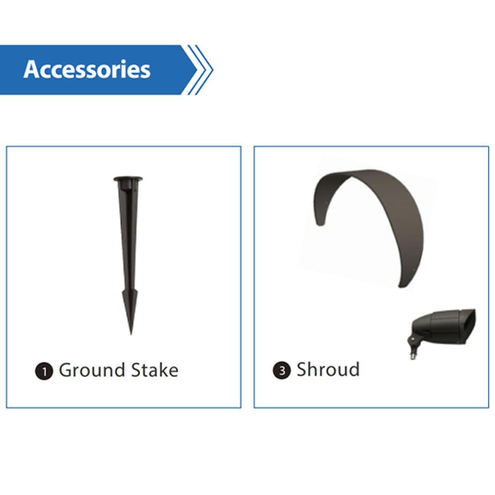 4x/8x/12x Package 30W 12V Low Voltage Smart Bluetooth RGBW Narrow Beam Directional Outdoor Landscape Aluminum Spotlight