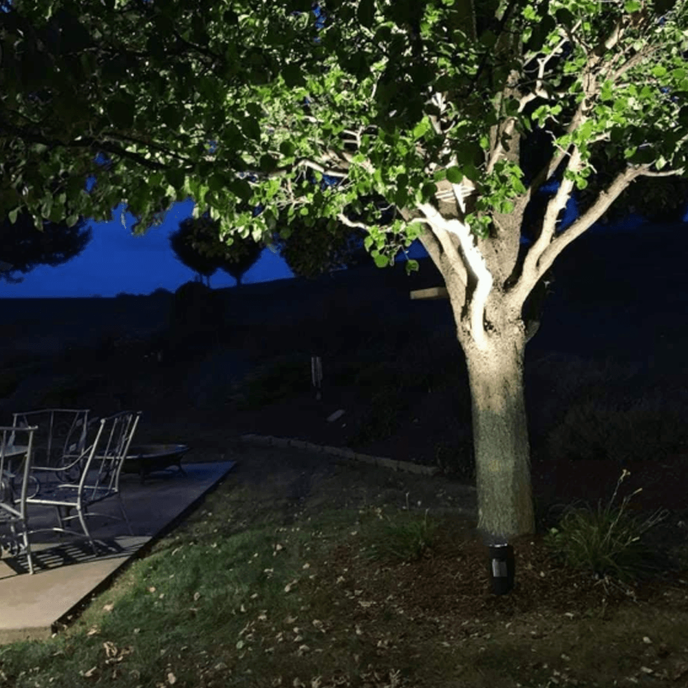 4x/8x/12x Package 30W 12V Low Voltage Smart Bluetooth RGBW Narrow Beam Directional Outdoor Landscape Aluminum Spotlight