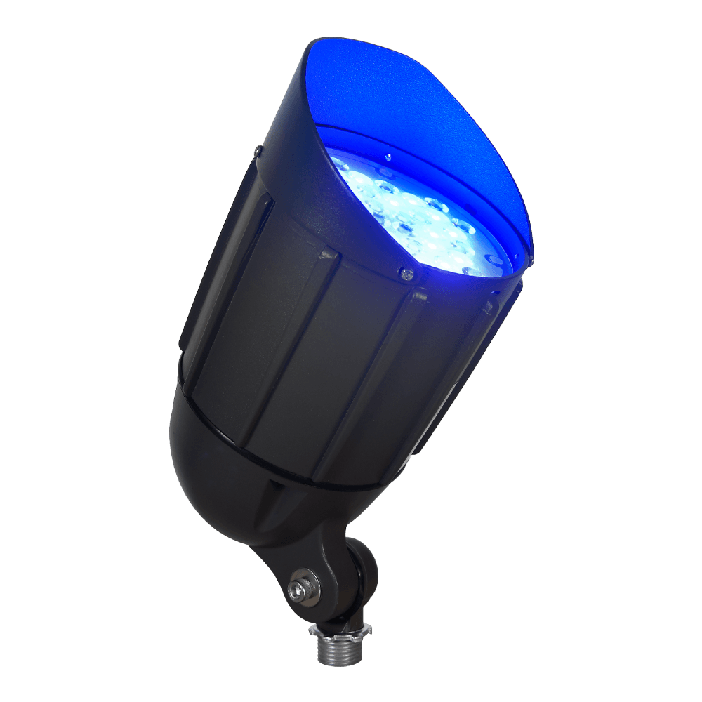 4x/8x/12x Package 30W 12V Low Voltage Smart Bluetooth RGBW Narrow Beam Directional Outdoor Landscape Aluminum Spotlight