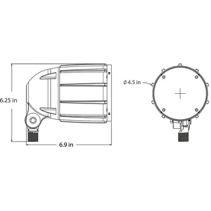 4x/8x/12x Package 30W 12V Low Voltage Smart Bluetooth RGBW Narrow Beam Directional Outdoor Landscape Aluminum Spotlight