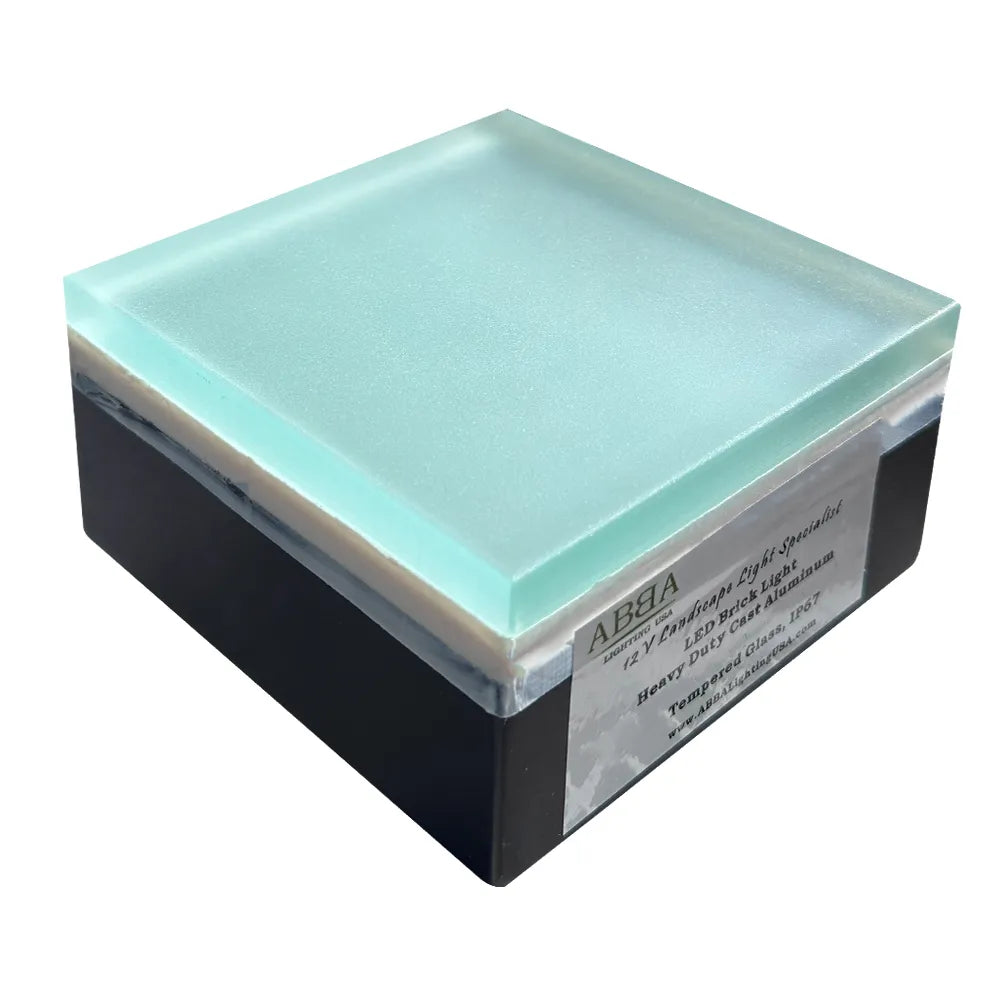 DC12V Low Voltage In Ground RGB or WW LED Aluminum Brick Paver Light Square IP67 Waterproof