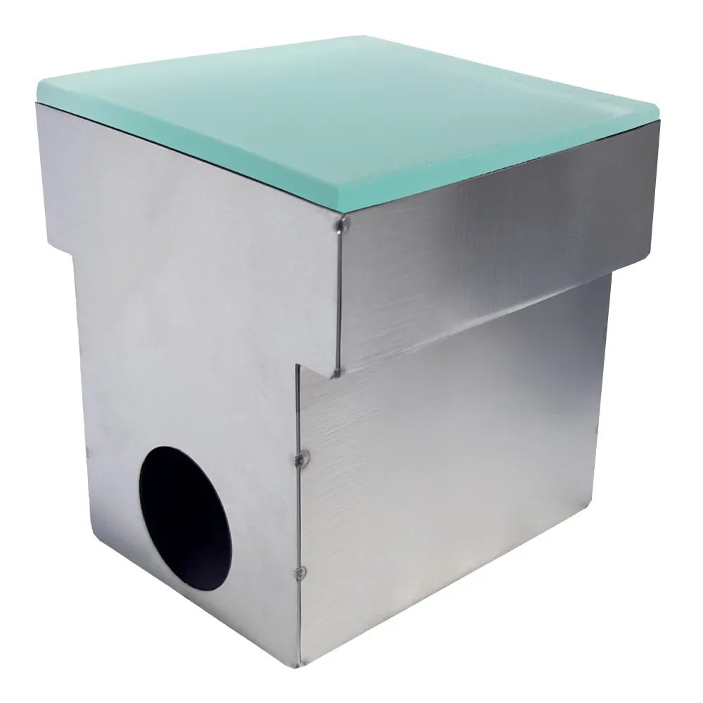 DC12V Low Voltage In Ground RGB or WW LED Aluminum Brick Paver Light Square IP67 Waterproof