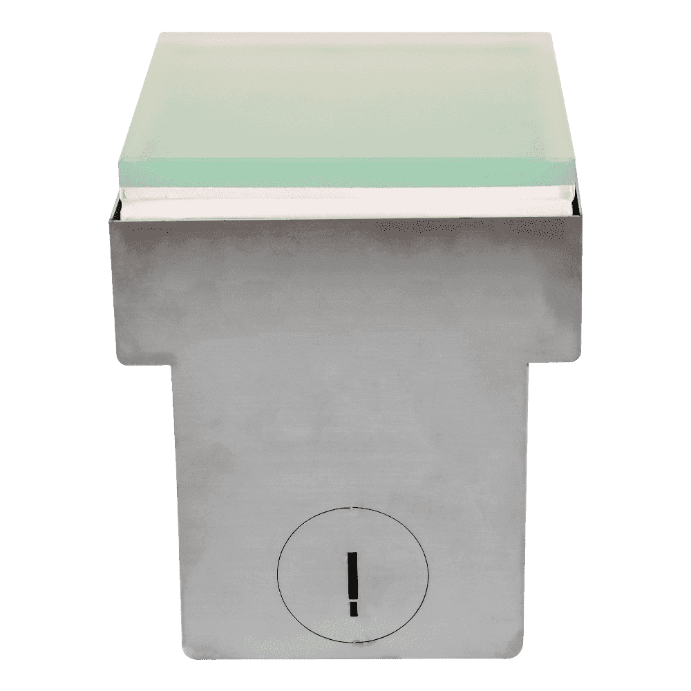 DC12V Low Voltage In Ground RGB or WW LED Aluminum Brick Paver Light Square IP67 Waterproof