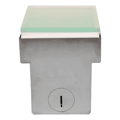 DC12V Low Voltage In Ground RGB or WW LED Aluminum Brick Paver Light Square IP67 Waterproof