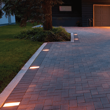 DC12V Low Voltage In Ground RGB or WW LED Aluminum Brick Paver Light Square IP67 Waterproof