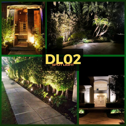 12V Low Voltage Waterproof LED Outdoor Aluminum Spotlight Directional Lighting