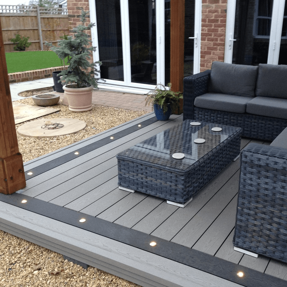 4x/8x/12x Package 3W COB LED 12V Low Voltage In-Ground Landscape Well Lights Waterproof Fixture