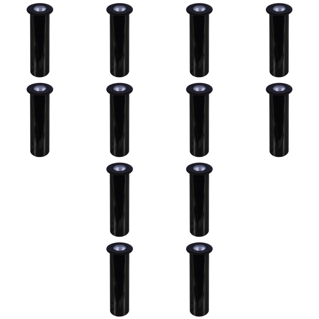 4x/8x/12x Package 3W COB LED 12V Low Voltage In-Ground Landscape Well Lights Waterproof Fixture