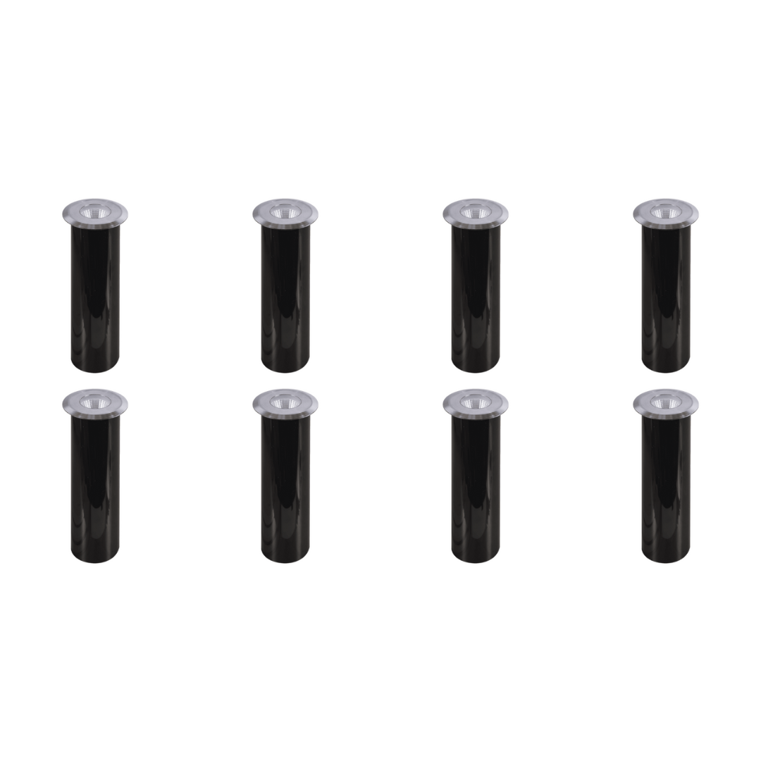 4x/8x/12x Package 3W COB LED 12V Low Voltage In-Ground Landscape Well Lights Waterproof Fixture