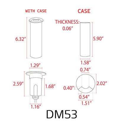 4x/8x/12x Package 3W COB 12V Low Voltage LED Monodirectional Stainless Steel Waterproof In-Ground Landscape Well Light 3000K