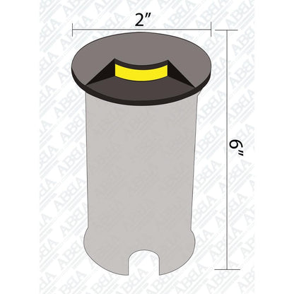 4x/8x/12x Package 3W COB 12V Low Voltage LED Monodirectional Stainless Steel Waterproof In-Ground Landscape Well Light 3000K