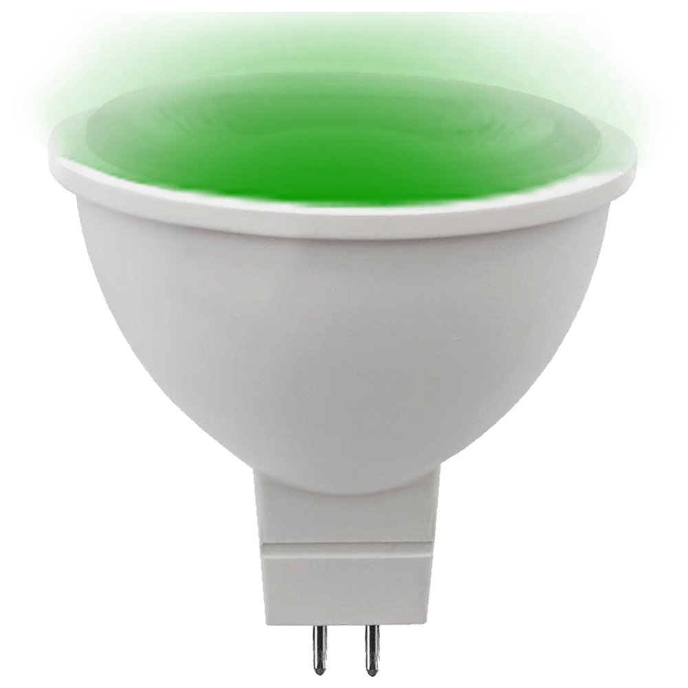 Single Color MR16 5W Red, Green, or Blue Energy Saving Waterproof 12V Low Voltage Outdoor LED Light Bulb