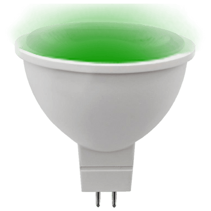 Single Color MR16 5W Red, Green, or Blue Energy Saving Waterproof 12V Low Voltage Outdoor LED Light Bulb