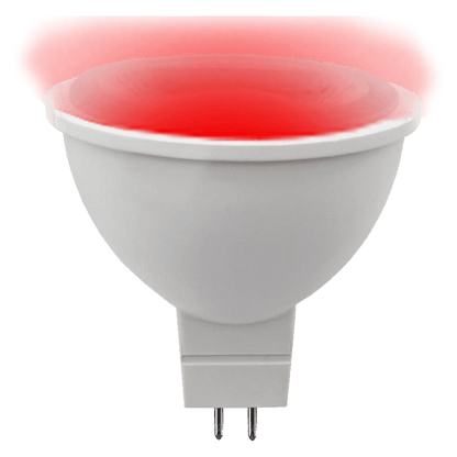 Single Color MR16 5W Red, Green, or Blue Energy Saving Waterproof 12V Low Voltage Outdoor LED Light Bulb