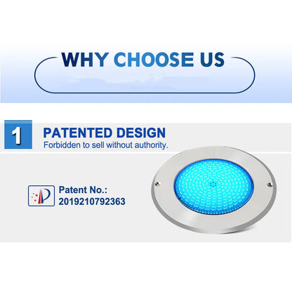 Pool and Spa RGB/RGBW Color Changing 12V Stainless Steel Low Voltage Light IP68