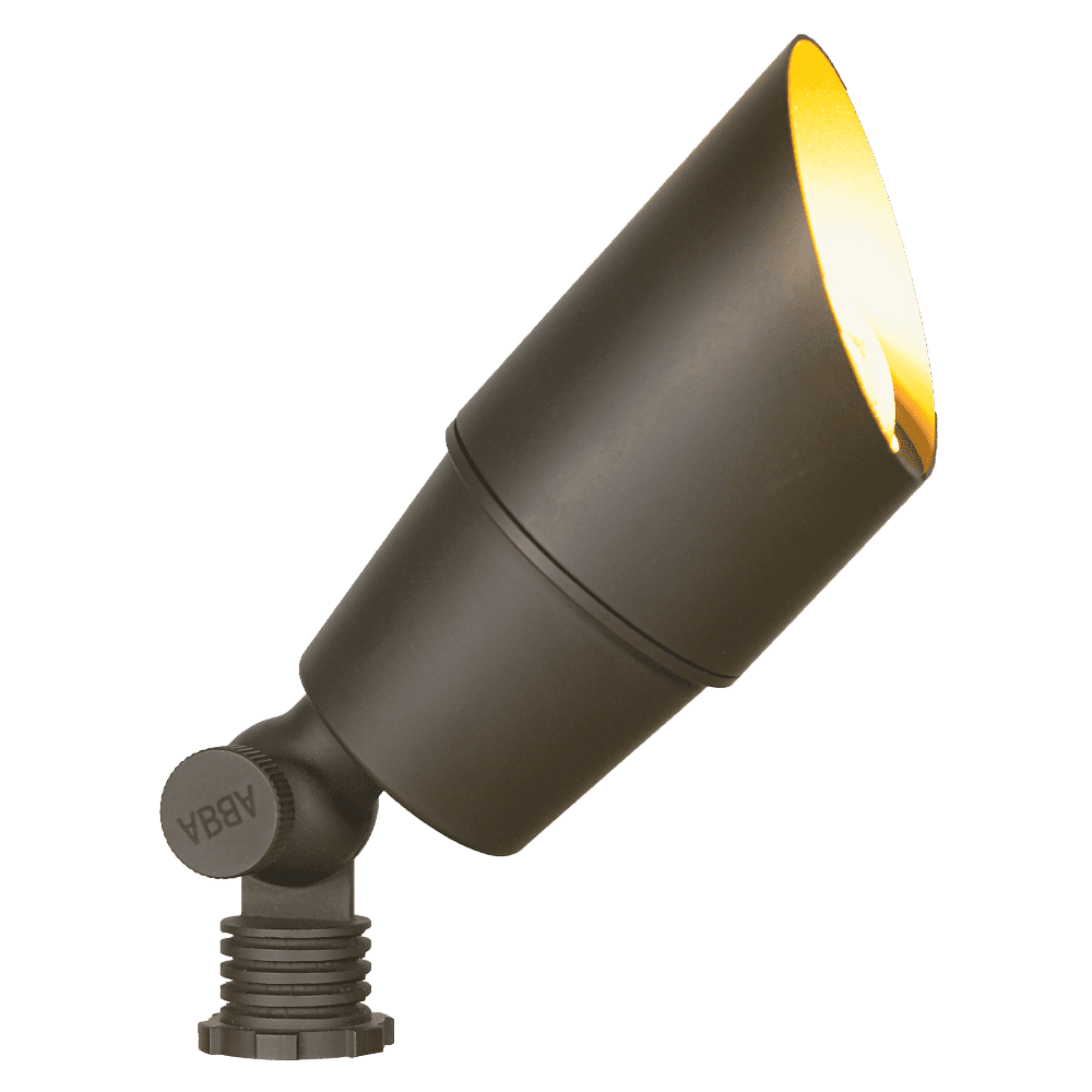 12V Low Voltage Directional Brass Spotlight Outdoor Landscape Lighting