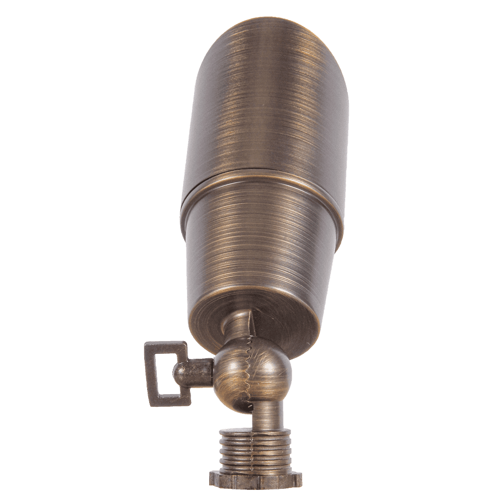 12V Low Voltage Directional Brass Spotlight Outdoor Landscape Lighting