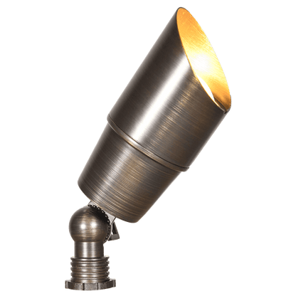 12V Low Voltage Directional Brass Spotlight Outdoor Landscape Lighting