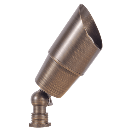 12V Low Voltage Directional Brass Spotlight Outdoor Landscape Lighting