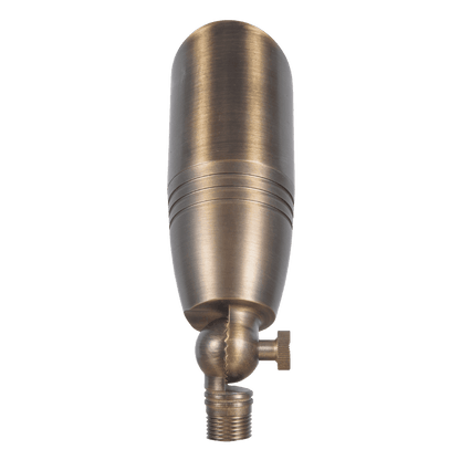 4x/8x/12x Package 12V Low Voltage LED Outdoor Landscape Brass Spotlight with 5W 3000K Bulb