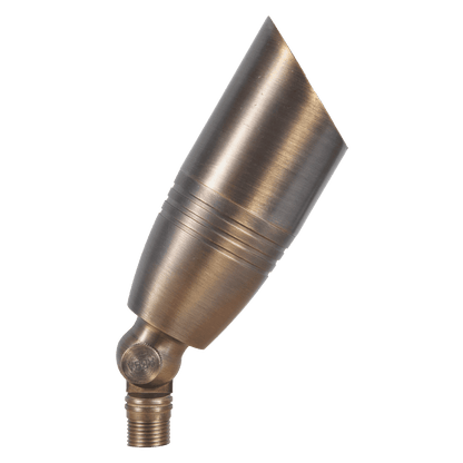 4x/8x/12x Package 12V Low Voltage LED Outdoor Landscape Brass Spotlight with 5W 3000K Bulb