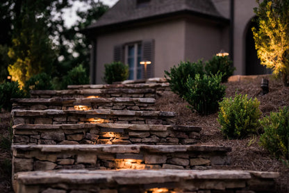 4x/8x/12x Package 12V Low Voltage 3000K or 5000K Aluminum LED Retaining Wall Light Low Voltage Hardscape Paver Lighting