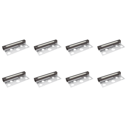 4x/8x/12x Package 12V Low Voltage 3000K or 5000K Aluminum LED Retaining Wall Light Low Voltage Hardscape Paver Lighting