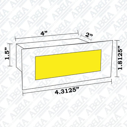 4x/8x/12x Package Outdoor Recessed Brick Wall Light 12V Low Voltage 3000K Warm White Integrated LED Step/ Stair Lighting Fixture