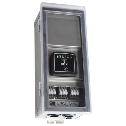 300W Stainless Steel Smart WI-FI 12V, 15V Low Voltage Transformer with Photocell & Timer IP65