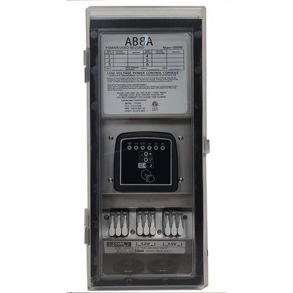 300W Stainless Steel Smart WI-FI 12V, 15V Low Voltage Transformer with Photocell & Timer IP65