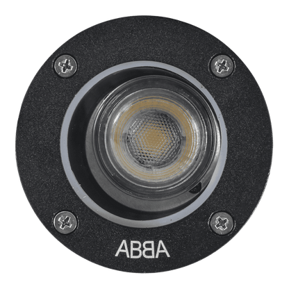 4x/8x/12x Package Cast Aluminum 12V Low Voltage Round LED In-ground Well Light IP65 Waterproof with 5W 3000K Bulb