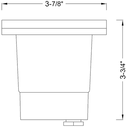 4x/8x/12x Package Cast Aluminum 12V Low Voltage Round LED In-ground Well Light IP65 Waterproof with 5W 3000K Bulb