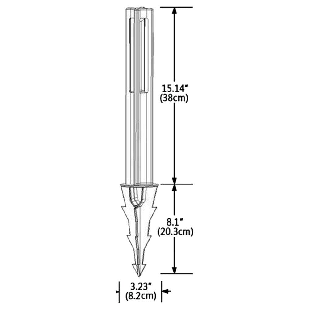 12V Low Voltage 3W 3000K Warm White Integrated LED Rectangular Bollard Light Outdoor Aluminum Path Lighting