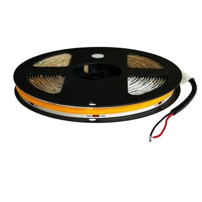 16ft/32ft/82ft Dotless Single Color Linear 8mm 3.4W/ft / 4.5W/ft 10mm LED Strip Lights Low Voltage FCOB DC24V Tape Light