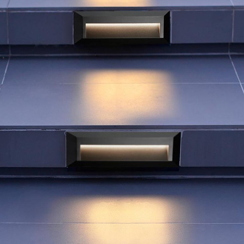 4x/8x/12x Package 3+3W 3CCT  3000K/4000K/5000K 12V Low Voltage Cast Aluminum Rectangular Surface Mount LED Step or Deck Light